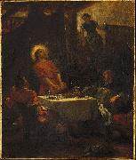 Eugene Delacroix Disciples at Emmaus oil painting artist